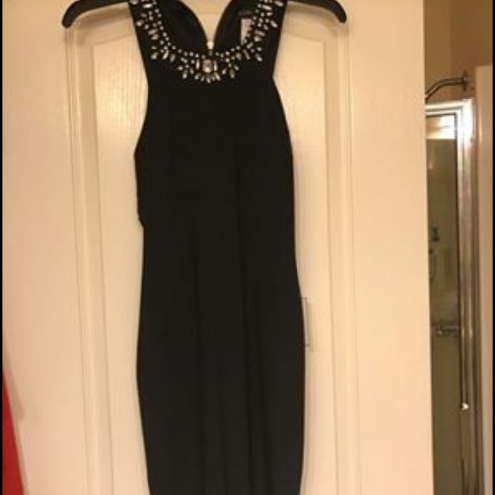 Racy black dress